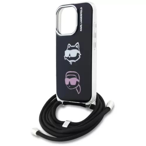 iPhone 16 Pro Max Karl Lagerfeld IML Crossbody Karl&Choupette Head fek-3666339461898 5 kép