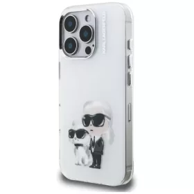 iPhone 16 Pro Max Karl Lagerfeld IML Aquarelle Karl & Choupette & Logo-3666339464950 2 kép