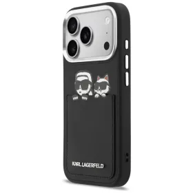 iPhone 17 Pro Karl Lagerfeld Karl & Choupette nyomtatott és zsebes fe-3666339605254 2 kép