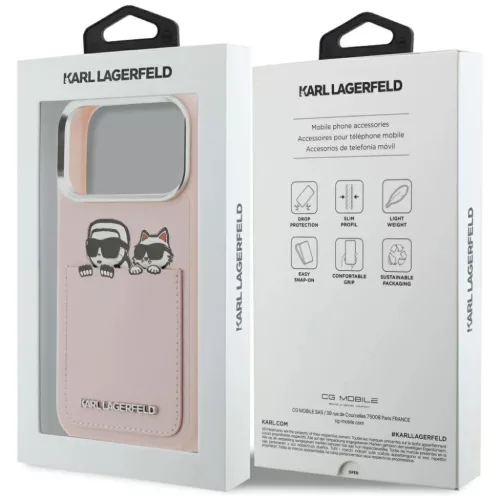 iPhone 17 Pro Max Karl Lagerfeld Karl & Choupette nyomtatott mintás �-3666339605421 8 kép