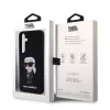 Samsung Galaxy S24 Karl Lagerfeld Liquid Silicone Ikonik NFT tok feket-3666339242299 2 kép