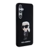 Samsung Galaxy S24 Karl Lagerfeld Liquid Silicone Ikonik NFT tok feket-3666339242299 5 kép