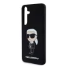 Samsung Galaxy S24 Karl Lagerfeld Liquid Silicone Ikonik NFT tok feket-3666339242299 7 kép