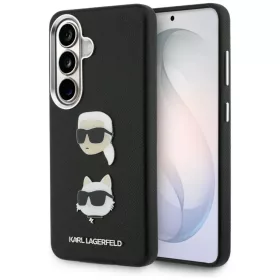 Samsung Galaxy S26 Karl Lagerfeld Saffiano Double Heads Metal tok feke-3666339612313 1 kép