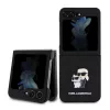 Samsung Galaxy Z Flip 5 Karl Lagerfeld PU Saffiano Karl és Choupette NFT tok fekete (KLHCZF5SAKCNPK)