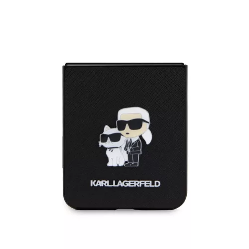 Samsung Galaxy Z Flip 5 Karl Lagerfeld PU Saffiano Karl és Choupette -3666339174033 2 kép