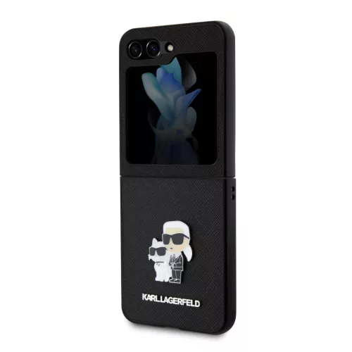 Samsung Galaxy Z Flip 5 Karl Lagerfeld PU Saffiano Karl és Choupette -3666339174033 5 kép