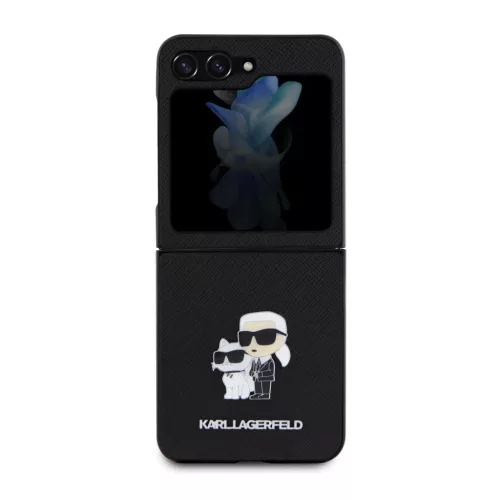 Samsung Galaxy Z Flip 5 Karl Lagerfeld PU Saffiano Karl és Choupette -3666339174033 6 kép