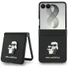  Samsung Galaxy Z Flip8 fekete Karl Lagerfeld Karl & Choupette Head Saffiano Pins tok