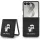  Samsung Galaxy Z Flip8 fekete Karl Lagerfeld Karl & Choupette Head Saffiano Pins tok
