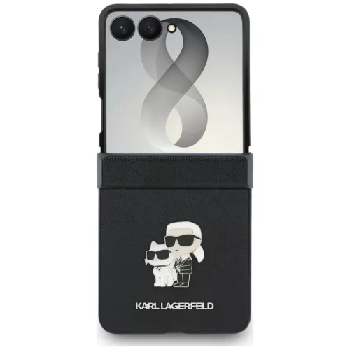  Samsung Galaxy Z Flip8 fekete Karl Lagerfeld Karl & Choupette Head Sa-3666339662875 2 kép