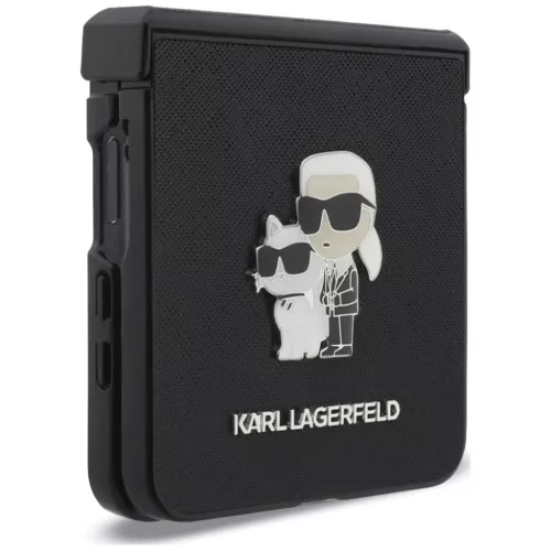  Samsung Galaxy Z Flip8 fekete Karl Lagerfeld Karl & Choupette Head Sa-3666339662875 7 kép