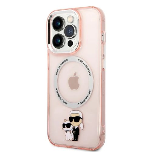 iPhone 14 Pro Karl Lagerfeld IML Karl és Choupette NFT MagSafe kompat-3666339087586 5 kép