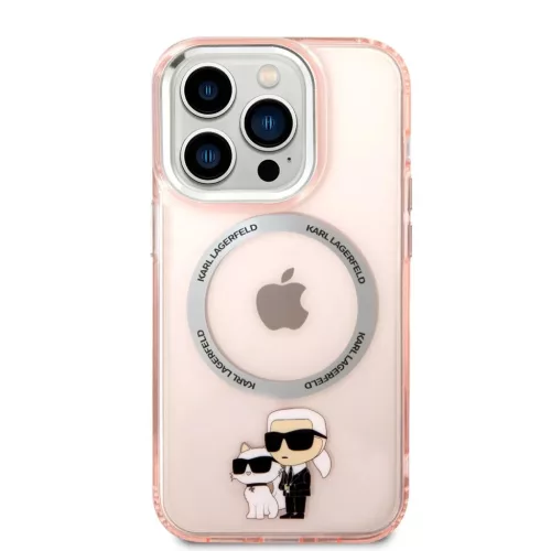 iPhone 14 Pro Karl Lagerfeld IML Karl és Choupette NFT MagSafe kompat-3666339087586 2 kép