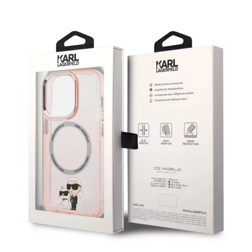 iPhone 14 Pro Karl Lagerfeld IML Karl és Choupette NFT MagSafe kompat-3666339087586 6 kép