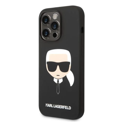 iPhone 14 Pro Karl Lagerfeld Karl Head MagSafe szilikon tok fekete (KL-3666339078010 6 kép