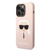 iPhone 14 Pro Karl Lagerfeld Karl Head MagSafe szilikon tok rózsaszí-3666339078058 1 kép