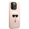 iPhone 14 Pro Karl Lagerfeld Karl Head MagSafe szilikon tok rózsaszí-3666339078058 5 kép