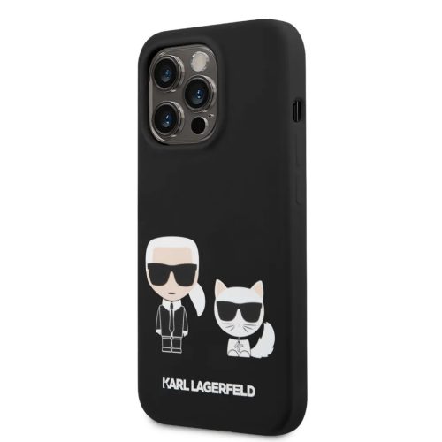 iPhone 14 Pro Karl Lagerfeld Liquid Silicone Karl és Choupette MagSaf-3666339087548 1 kép