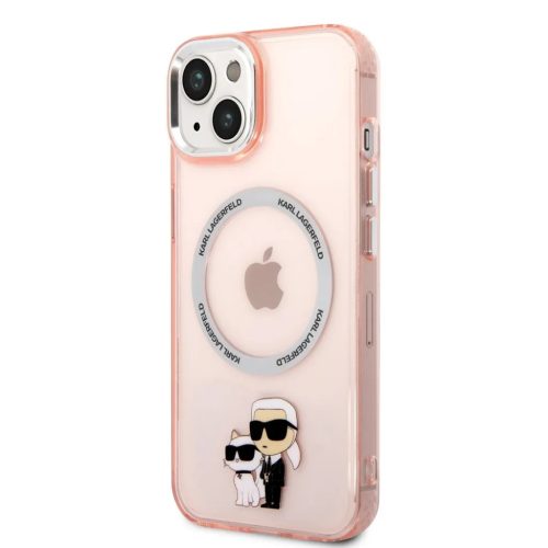 iPhone 14 Plus Karl Lagerfeld IML Karl és Choupette NFT MagSafe kompa-3666339087579 3 kép