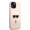 iPhone 14 Plus Karl Lagerfeld Karl Head MagSafe szilikon tok rózsasz�-3666339078041 5 kép