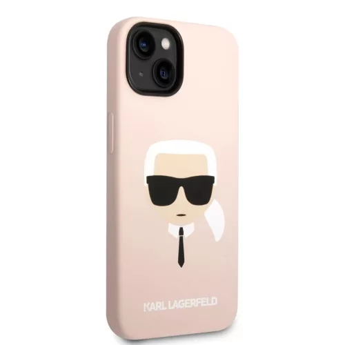 iPhone 14 Plus Karl Lagerfeld Karl Head MagSafe szilikon tok rózsasz�-3666339078041 5 kép