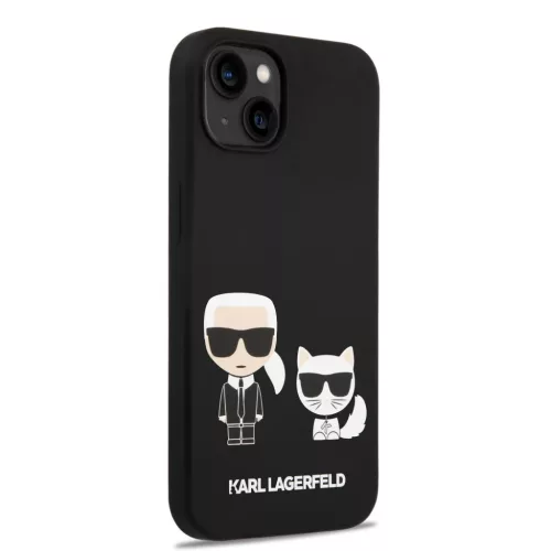 iPhone 14 Plus Karl Lagerfeld Liquid Silicone Karl és Choupette MagSa-3666339087531 3 kép