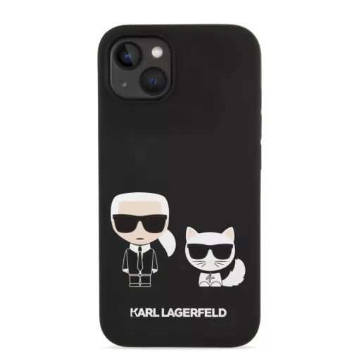 iPhone 14 Plus Karl Lagerfeld Liquid Silicone Karl és Choupette MagSa-3666339087531 5 kép