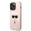 iPhone 14 Pro Max Karl Lagerfeld Karl Head MagSafe szilikon tok rózsa-3666339078065 3 kép