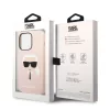 iPhone 14 Pro Max Karl Lagerfeld Karl Head MagSafe szilikon tok rózsa-3666339078065 4 kép