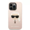 iPhone 14 Pro Max Karl Lagerfeld Karl Head MagSafe szilikon tok rózsa-3666339078065 6 kép