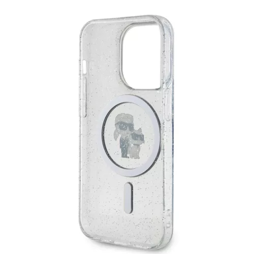 iPhone 15 Pro Karl Lagerfeld KLHMP15LHGKCNOT IML Glitter MagSafe tok �-3666339162771 2 kép