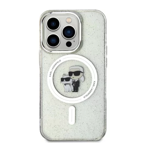 iPhone 15 Pro Karl Lagerfeld KLHMP15LHGKCNOT IML Glitter MagSafe tok �-3666339162771 6 kép
