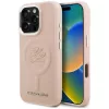 iPhone 16 Pro Max Karl Lagerfeld Initial & Metal Logo MagSafe rózsaszín tok