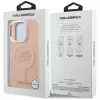 iPhone 16 Pro Max Karl Lagerfeld Initial & Metal Logo MagSafe rózsasz-3666339457037 8 kép