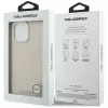 iPhone 16 Pro Max Karl Lagerfeld FW Stamped Karl MagSafe bézs tok-3666339458836 8 kép