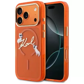 iPhone 17 Pro Karl Lagerfeld IML Choupettes Karl Script Logo MagSafe t-3666339606534 1 kép
