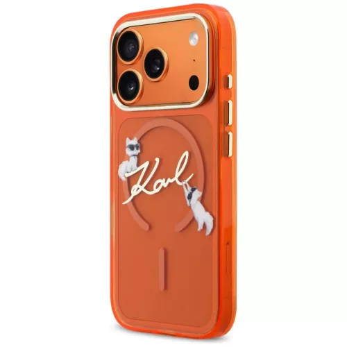 iPhone 17 Pro Karl Lagerfeld IML Choupettes Karl Script Logo MagSafe t-3666339606534 2 kép