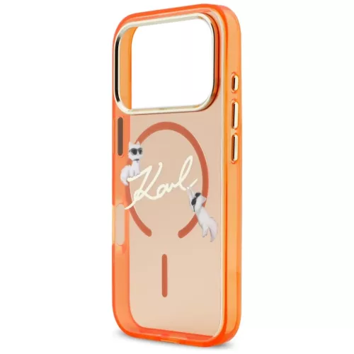 iPhone 17 Pro Karl Lagerfeld IML Choupettes Karl Script Logo MagSafe t-3666339606534 6 kép