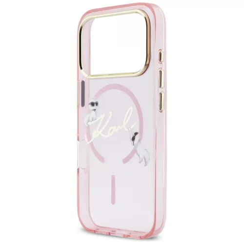 iPhone 17 Pro Karl Lagerfeld IML Choupettes Karl Script Logo MagSafe t-3666339606213 6 kép