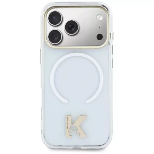 iPhone 17 Pro Karl Lagerfeld IML K Head Logo MagSafe tok átlátszó-3666339598372 3 kép