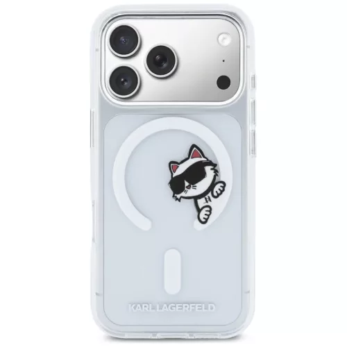 iPhone 17 Pro átlátszó tok Karl Lagerfeld IML Peekaboo MagSafe-3666339607012 3 kép