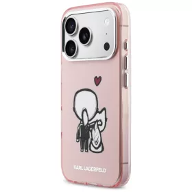 iPhone 17 Pro tok Karl Lagerfeld Karl & Choupette Magsafe tok rózsasz-3666339607654 2 kép