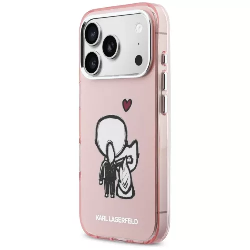 iPhone 17 Pro tok Karl Lagerfeld Karl & Choupette Magsafe tok rózsasz-3666339607654 2 kép