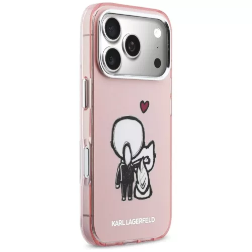 iPhone 17 Pro tok Karl Lagerfeld Karl & Choupette Magsafe tok rózsasz-3666339607654 4 kép