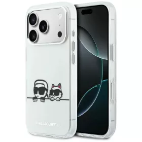iPhone 17 Pro Karl Lagerfeld IML Karl & Choupette Peekaboo Logo MagSaf-3666339607333 1 kép