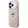 iPhone 17 Pro Karl Lagerfeld IML Choupette Fej Logó MagSafe tok rózs-3666339499396 2 kép