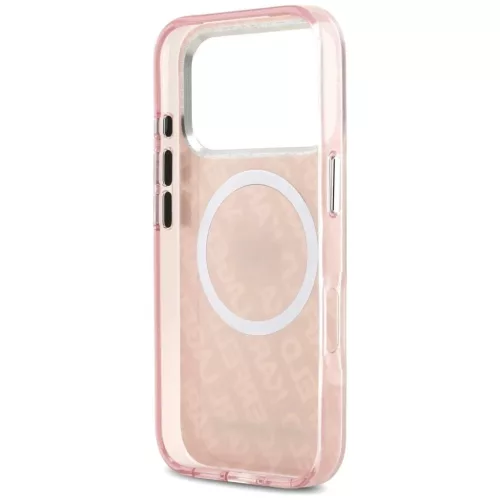 iPhone 17 Pro Karl Lagerfeld IML Choupette Fej Logó MagSafe tok rózs-3666339499396 3 kép