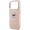 iPhone 17 Pro Karl Lagerfeld IML Choupette Fej Logó MagSafe tok rózs-3666339499396 4 kép