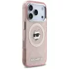 iPhone 17 Pro Karl Lagerfeld IML Choupette Fej Logó MagSafe tok rózs-3666339499396 6 kép
